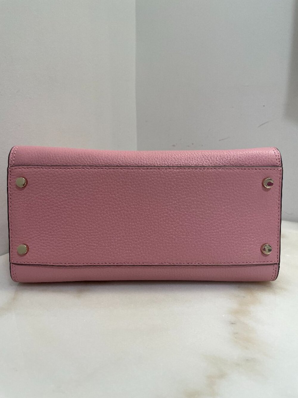 Kate Spade, Rowe, zip-top satchel, Pink pebbled leather with tassels EUC - Picture 4 of 16